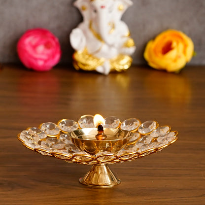 Auraevo Crystal Tea Light Holder
