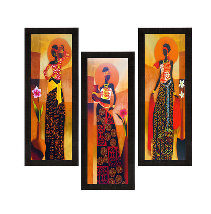 Tribal Village UV Art Paintings