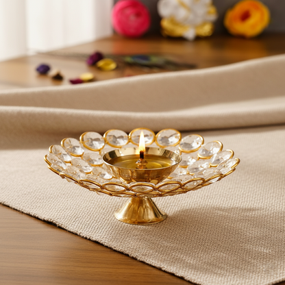 Auraevo Crystal Tea Light Holder
