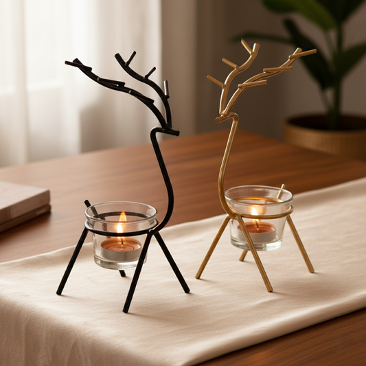 Deer Shape Tea Light Holders