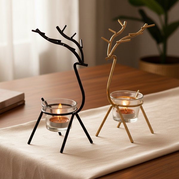 Deer Shape Tea Light Holders
