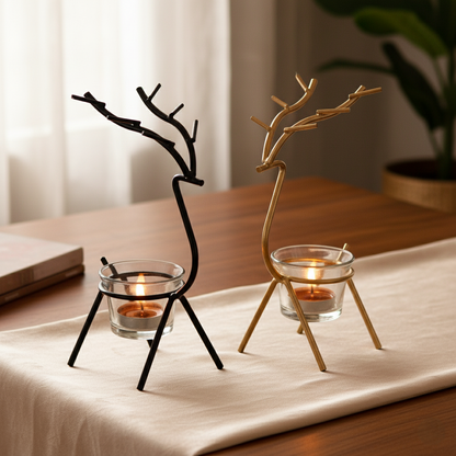 Deer Shape Tea Light Holders