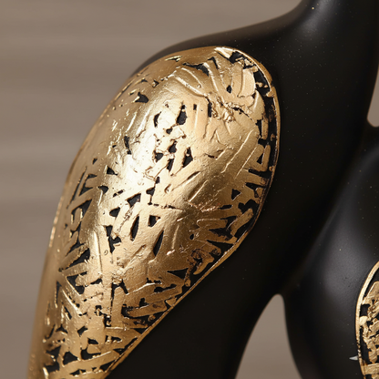 "Eternal Embrace" Swan Couple Showpiece