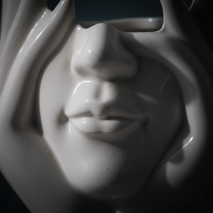 The Aesthetic Gaze Ceramic Art Vase