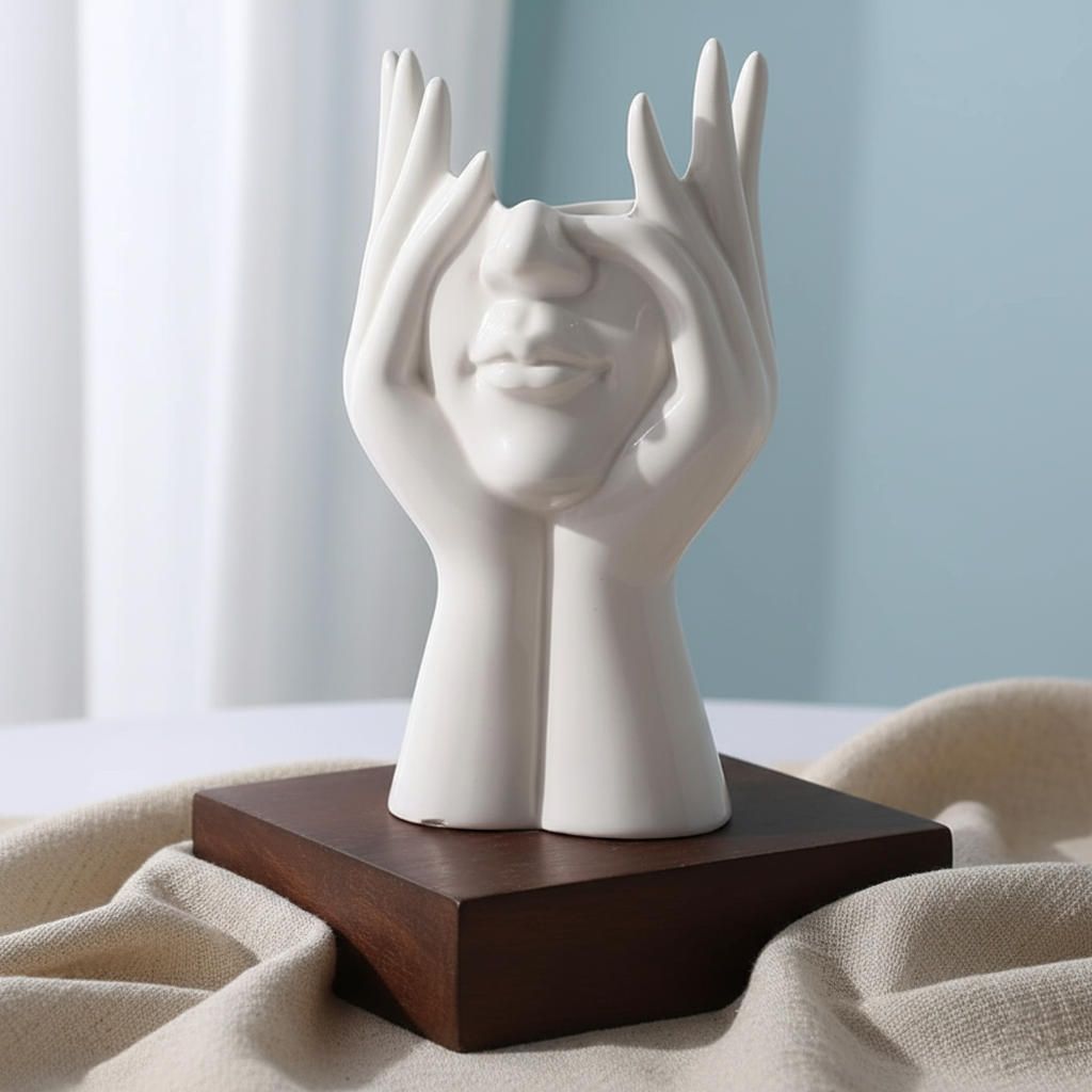 The Aesthetic Gaze Ceramic Art Vase